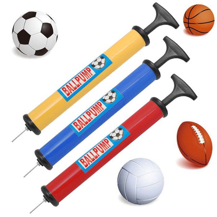 3 Handheld Air Pump Volleyball Sports Inflate Needle Basketball Soccer Ball Toys