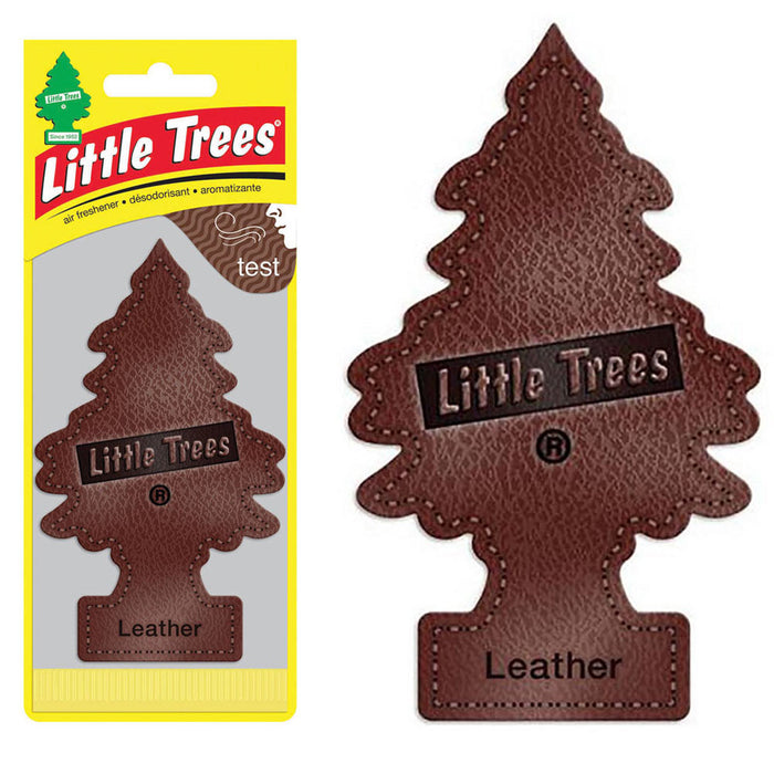 6 Little Trees Leather Scent Car Air Freshener Car Auto Office Home Hanging