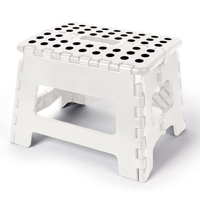 Folding Step Stool 9" Heavy Duty Kids Adults Fold Up Collapsible Durable Compact