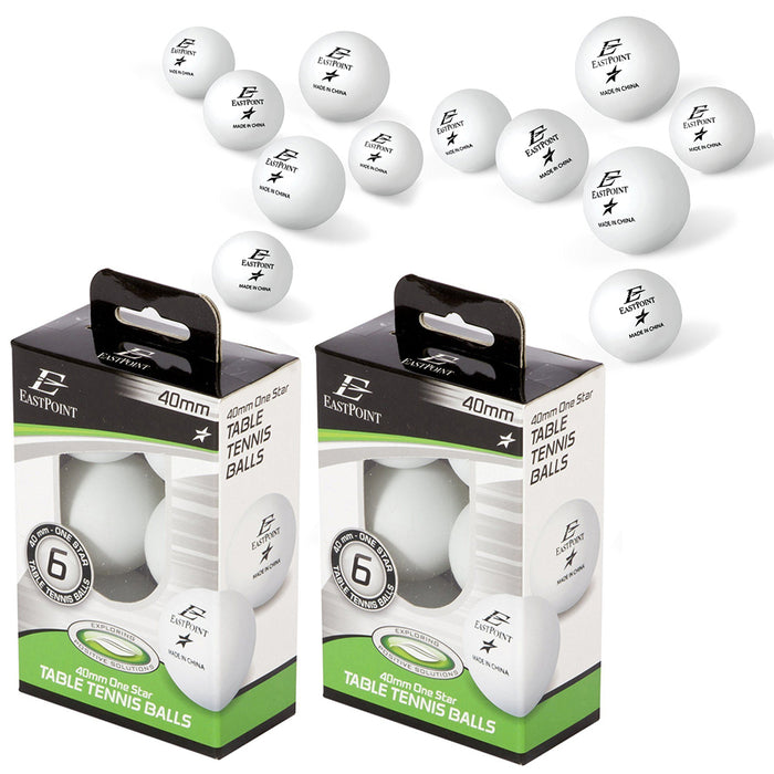 12 X Ping Pong Balls Table Tennis White Play Toys Cheap Kids Beer Game Practice