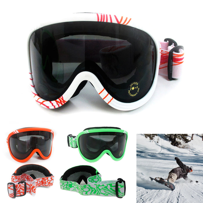 Ski Goggles Snowboard Snowmobile 100% UV Anti Fog Dustproof Winter Sports Unisex