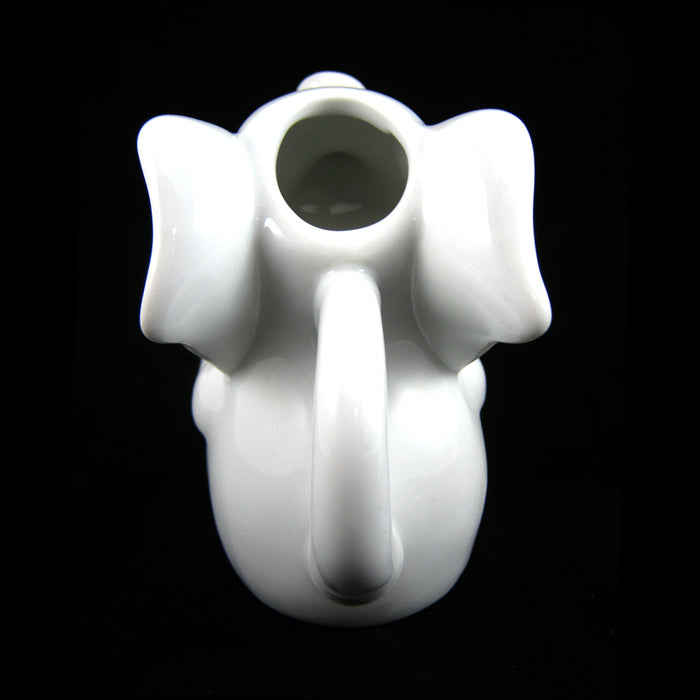 Ceramic Elephant Half Pint Creamer Milk Carton Cup Coffee Water Drink Pitcher !