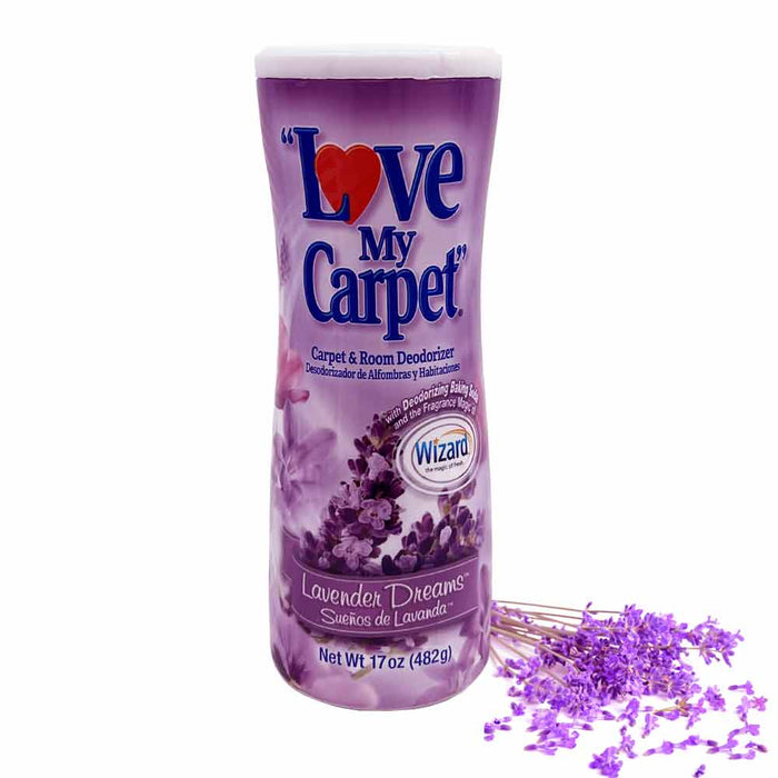 Love My Carpet 2 In 1 Carpet & Room Odor Eliminator Powder Freshener Lavender