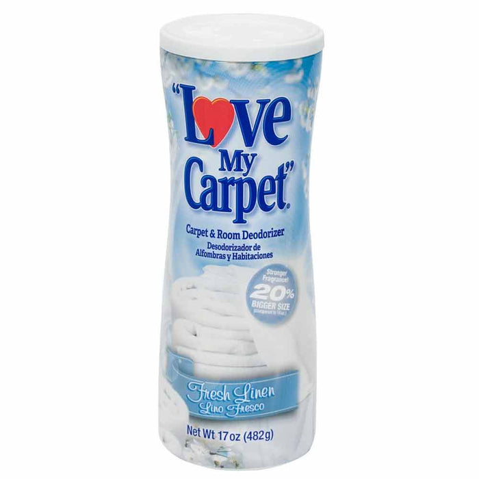 2 Bottles Fresh Linen Deodorizer Love My Carpet Room Pet Odor Eliminator 34oz