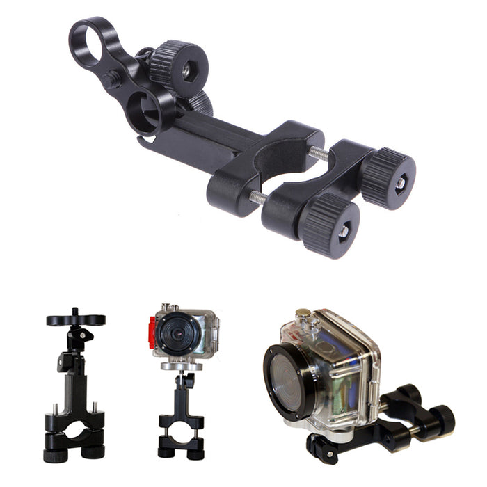 Bicycle Motorcycle Camera Mount Holder Bike Gopro Handlebar Tripod Bar Accessory