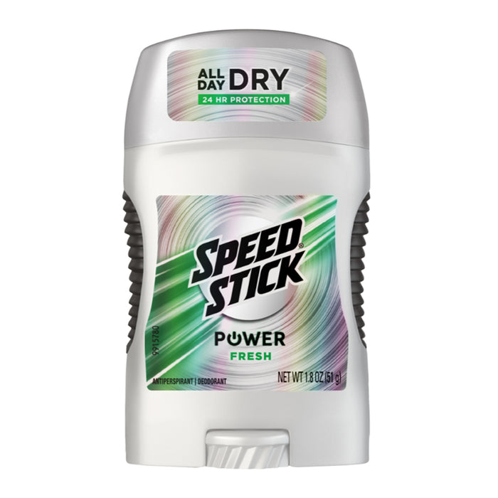 6 Speed Stick Men Deodorant Power Fresh 24 Hour Protection Antiperspirant Sports