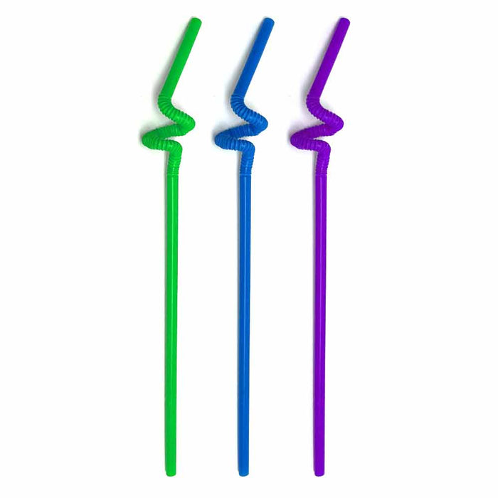 400 Pcs Flexible Disposable Plastic Drinking Straws Long Colorfull Classic Straw