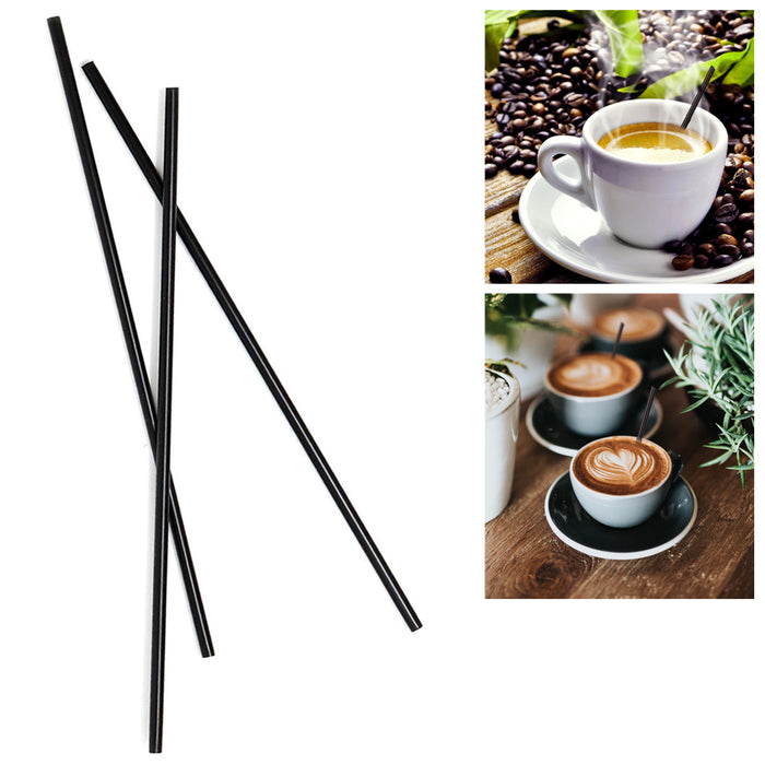 500 Set Coffee Stirrers Straws 5" Plastic Drink Stir Sticks Cocktail Bar Sip Mix