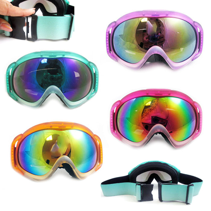 1 Pair Ski Snowboard Snow Goggles Lens 100% UV Protection Anti-Fog Winter Sports