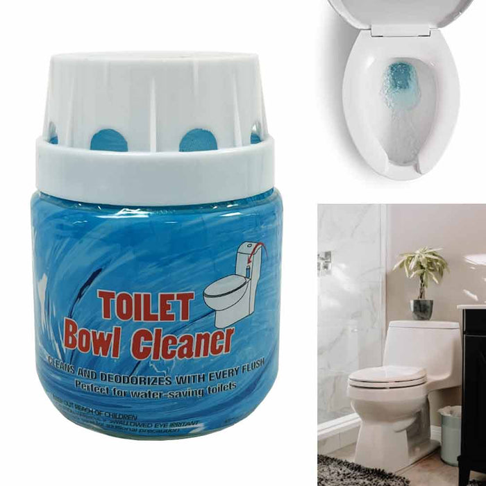 2 Pack Toilet Bowl Cleaner Jar Deodorizer Long Last Fights Stains Bathroom 16oz