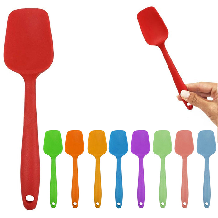 Silicone Spoonula Spatula 2-in-1Heat Resistant Non Stick Scraper Kitchen Baking