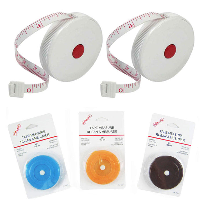 2 Packs Tape Measure Measuring Tape for Body Fabric Sewing Tailor