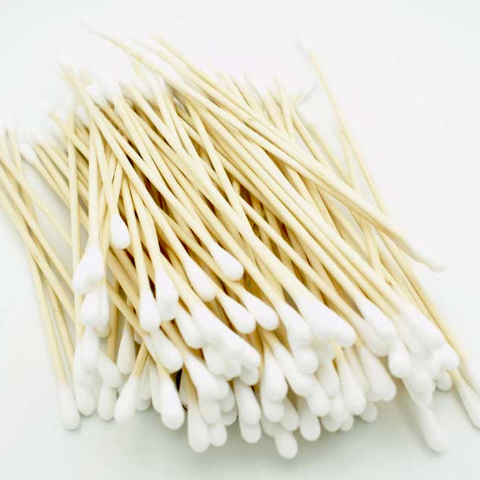 500 Pc Cotton Swab Applicator Q-tip Swabs 6" Extra Long Wood Handle Cleaning New