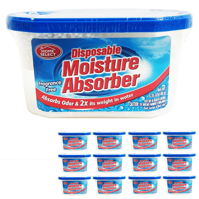 12PC Moisture Absorber Room Dehumidifier Odor Eliminator Closet Kitchen Basement