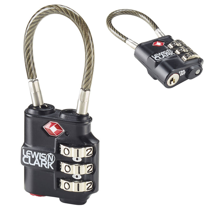 TSA Approved Lock Travel Luggage Digit Combination Resettable Heavy Duty Padlock