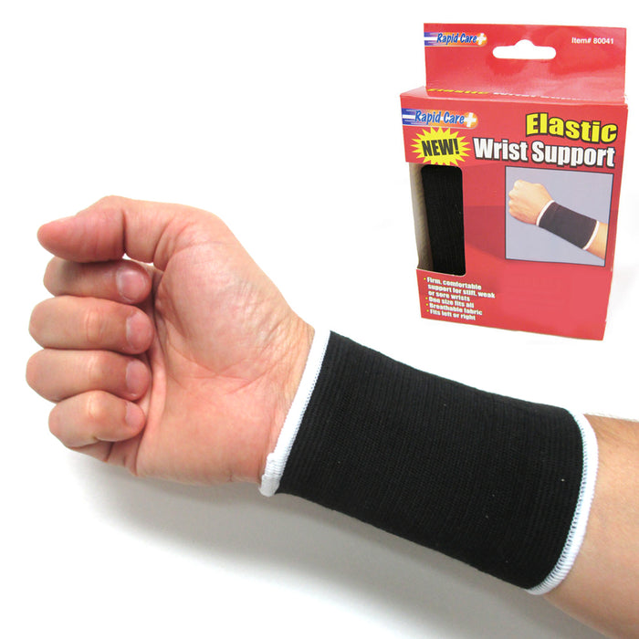 Wrist Band Support Sleeve Elastic Breathable Fabric Compression Brace Sports