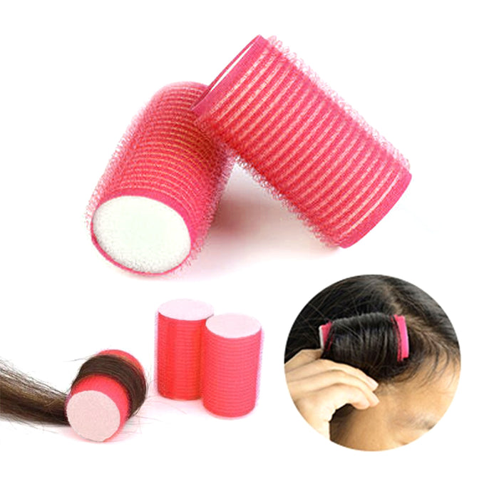 16 Medium Cling Foam Hair Rollers Curls Waves Soft Cushion Curlers Styling 1.3"