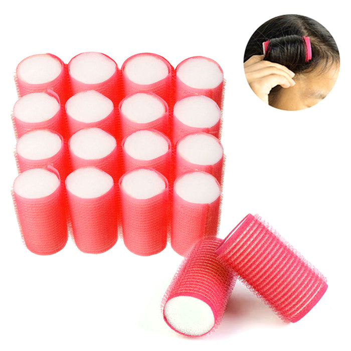 32 Soft Cling Foam Hair Rollers Curls Waves Cushion Curlers Styling 1.3"  Medium