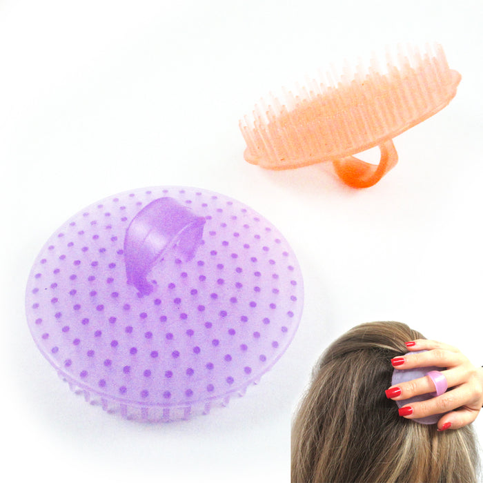 4 Hair Shampoo Scalp Body Massage Brush Comb Conditioner Clean Shower Care Salon