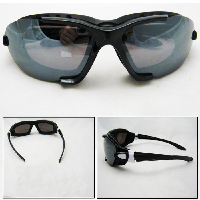 1 Pair Chopper Padded Wind Resistant Sunglasses Motorcycle Rinding Glasses Sport