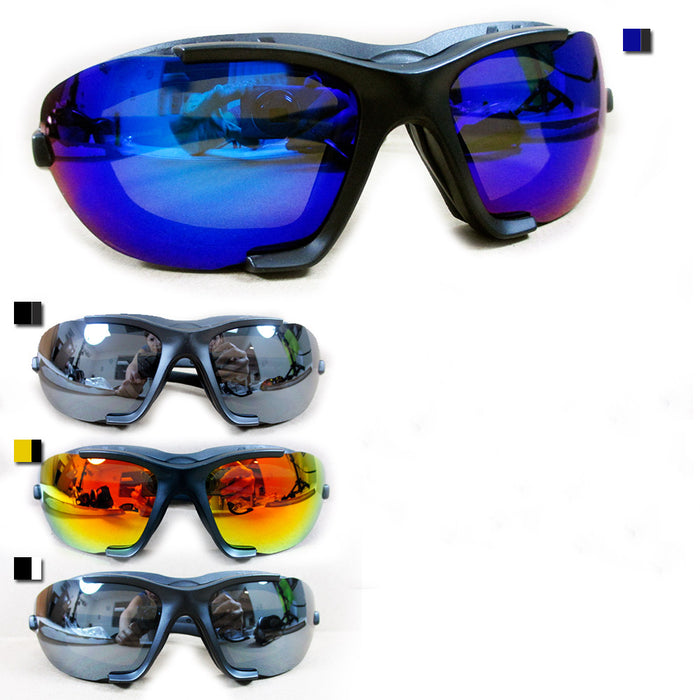 1 Pair Chopper Padded Wind Resistant Sunglasses Motorcycle Rinding Glasses Sport