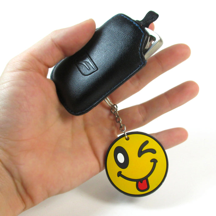 6X Smiley Face Keychain Cute Emoji Pendant Key Ring Gift Fun Phone Accessory Toy