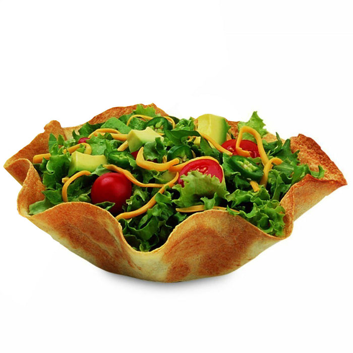 2 Pack Non Stick Tortilla Shell Maker Mold Salad Bowl Pans Tostada Bakers Steel