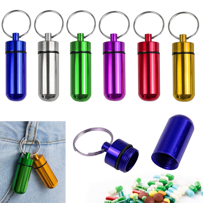 3 Pack Geocaching Bison Tube Id Pill Holder ID Pill Holder Case Container Key