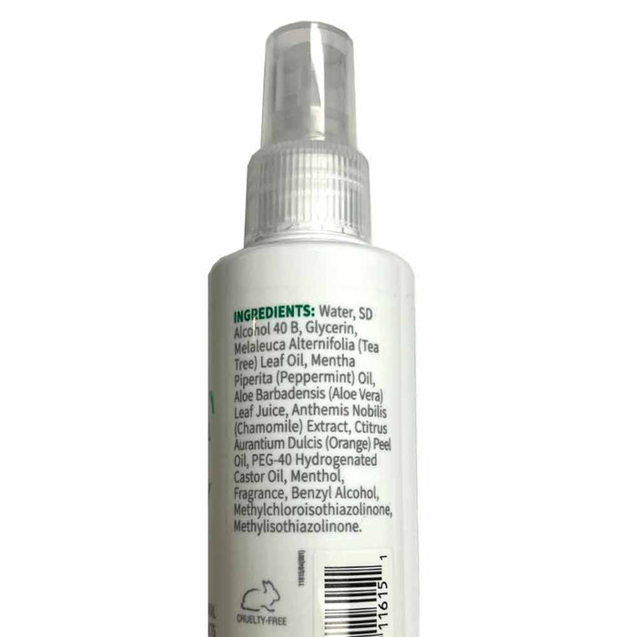 Tea Tree Oil Natural Foot Spray Shoe Deodorizer Freshener Cools Odor Eliminator