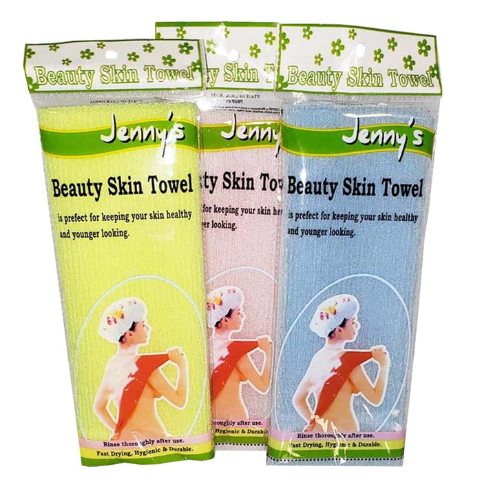 1 Exfoliating Nylon Wash Cloth Body Beauty Towel Bath Shower Scrubber Cleaner