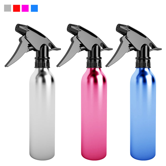 3PC Empty Spray Bottle Water Aluminum Atomizer Mist Perfume Hair Care Salon Home