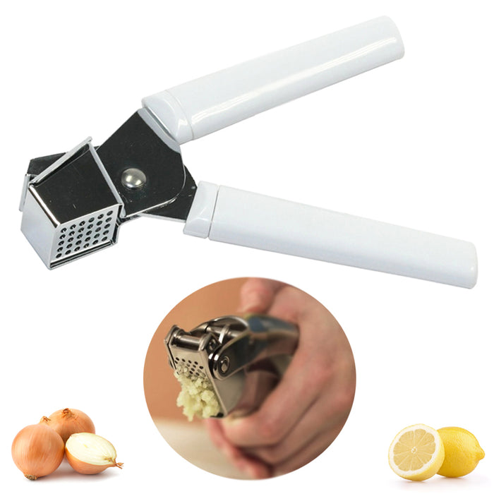 Garlic Press Ginger Crusher Kitchen Tools Peeler Squeezer Nut Cracker Easy Clean