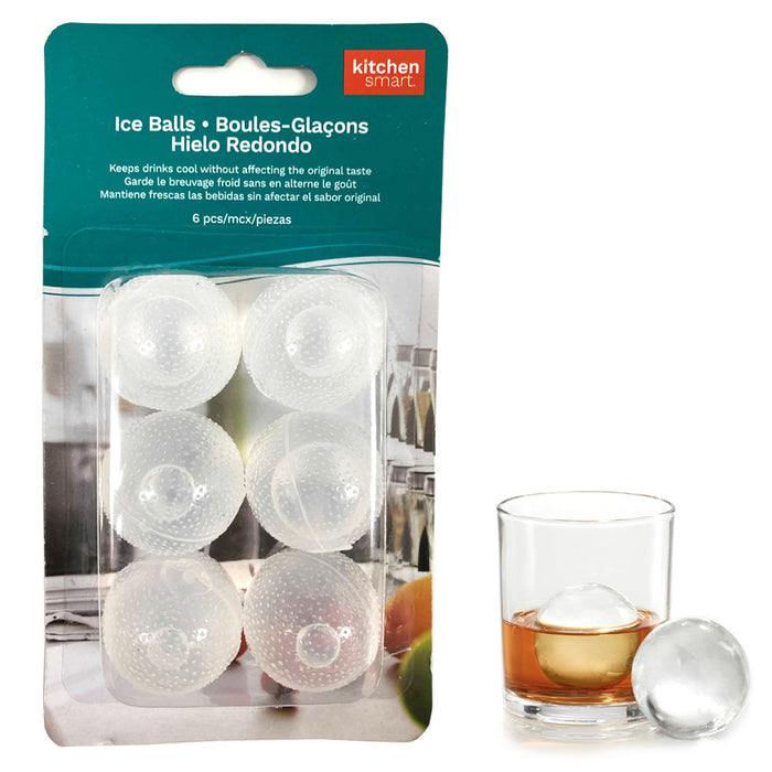 24 Reusable Ice Cube Balls Plastic Refreezable Ice Drinks Bar Parties Whisky !