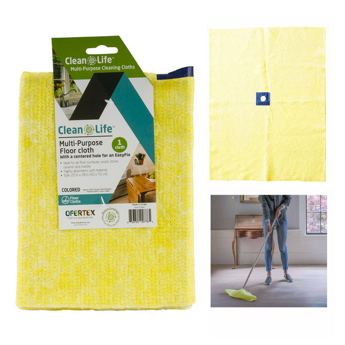 1 Floor Cleaning Cloths Mop Towel Soft Multipurpose Super Absorbent Kitchen 28"