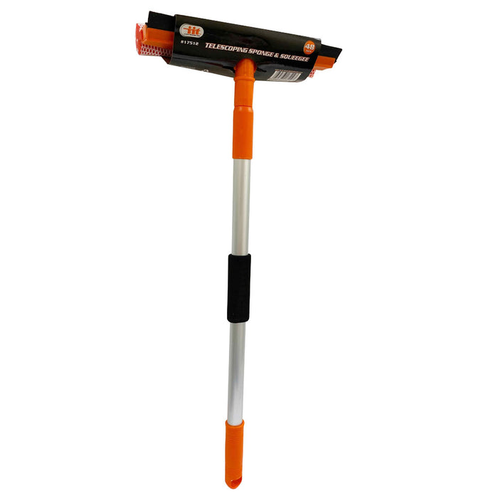 Telescopic Extendable Window Squeegee Cleaner Wiper Long Handle Washer Scrubber