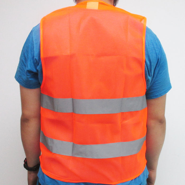 10Pc Reflective Vest Hi Vis Safety Work Construction Traffic Mesh School Hunting