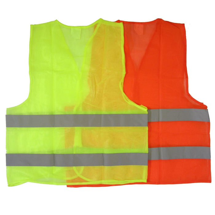 10Pc Reflective Vest Hi Vis Safety Work Construction Traffic Mesh School Hunting