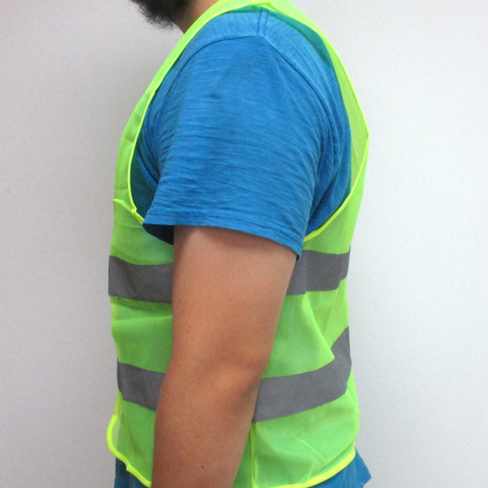 10Pc Reflective Vest Hi Vis Safety Work Construction Traffic Mesh School Hunting