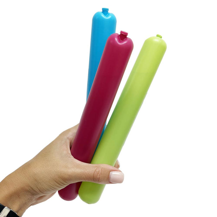 2Pc Large 8" Gel Ice Stick Plastic Reusable Cooling Bottle Water Beverage Drinks