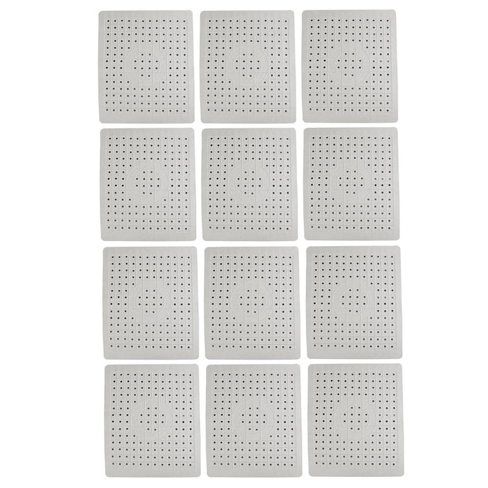 12 PC Sink Protector Dish Mat Protect Stains Damage Scratches Sink Grid Kitchen