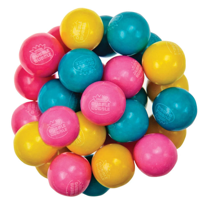 12 Bags Double Bubble Gumballs Cotton Candy Chewing Gum 1 inch Gum Balls 4 POUND