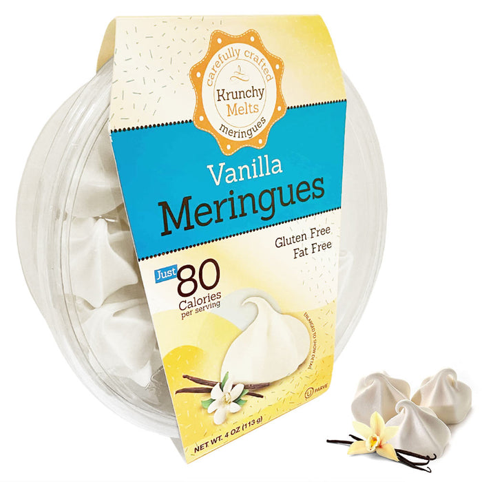 Vanilla Meringues Cookies Gluten-Free Kosher Fat-Free Party Snacks Sweets Treats