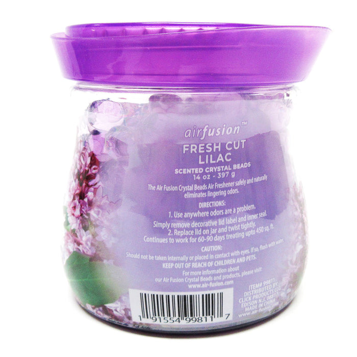 2 Fresh Lilac Scent Odor Eliminator Gel Beads Air Freshener Eliminates Odor 14oz