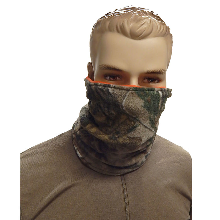 Camo Winter Fleece Neck Gaiter Polar Warmer Fleece Ski Tube Face Cover Hunting