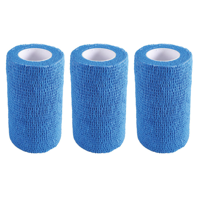 3 Pack Self Adhesive Bandage Wrap Cohesive Tape First Aid 3 in x 2.5 Yards Roll