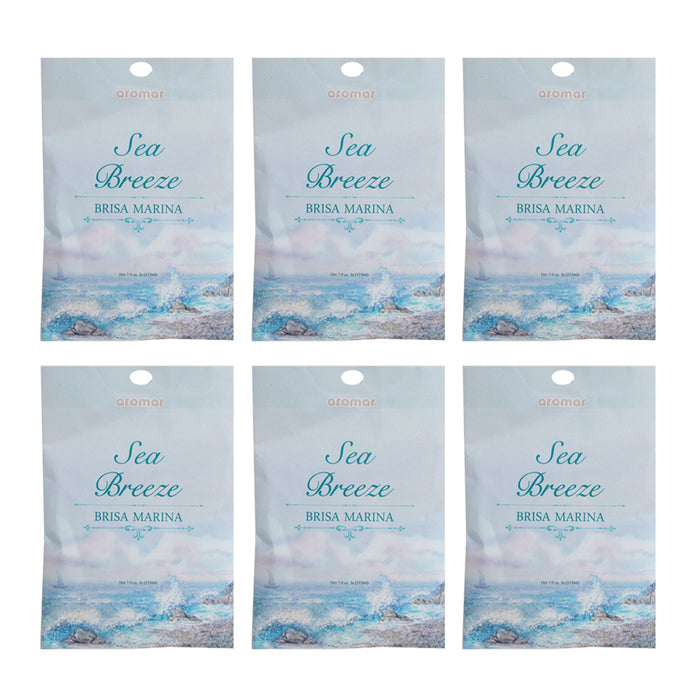 6 Sea Breeze Scented Aroma Fragrance Sachet Pouch Home Closet Drawer Perfume Bag