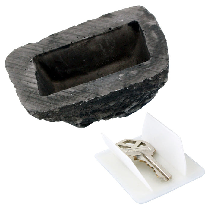 3X Hide A Key Holder Outdoor Rock Set Emergency Storage Spare Hider Safe Novelty