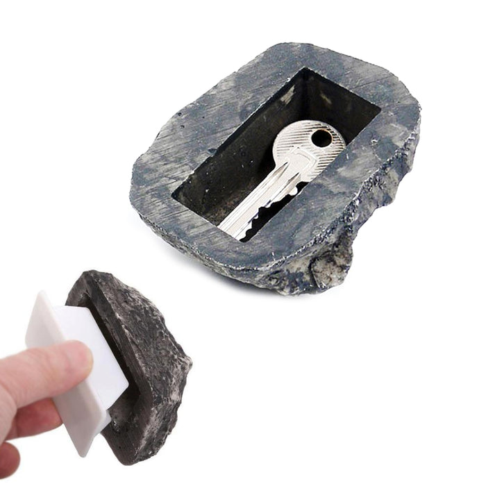 3X Hide A Key Holder Outdoor Rock Set Emergency Storage Spare Hider Safe Novelty