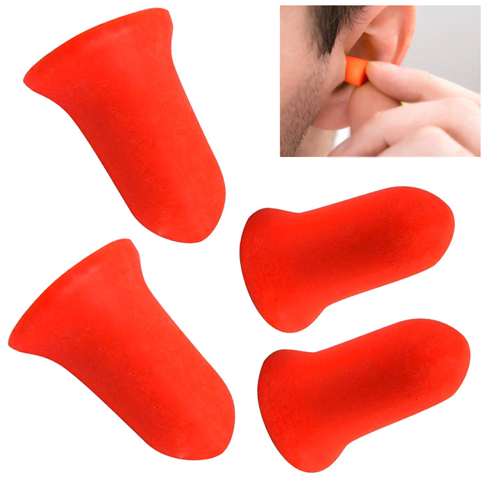 4 Pairs Ear Plugs Memory Soft Foam Sleep Travel Noise Reducer Protectors Earplug