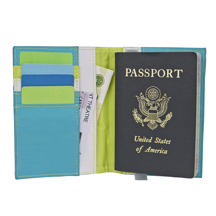 Travelon Passport Holder RFID Blocking Safe ID Slim Wallet Cover Case Anti Theft